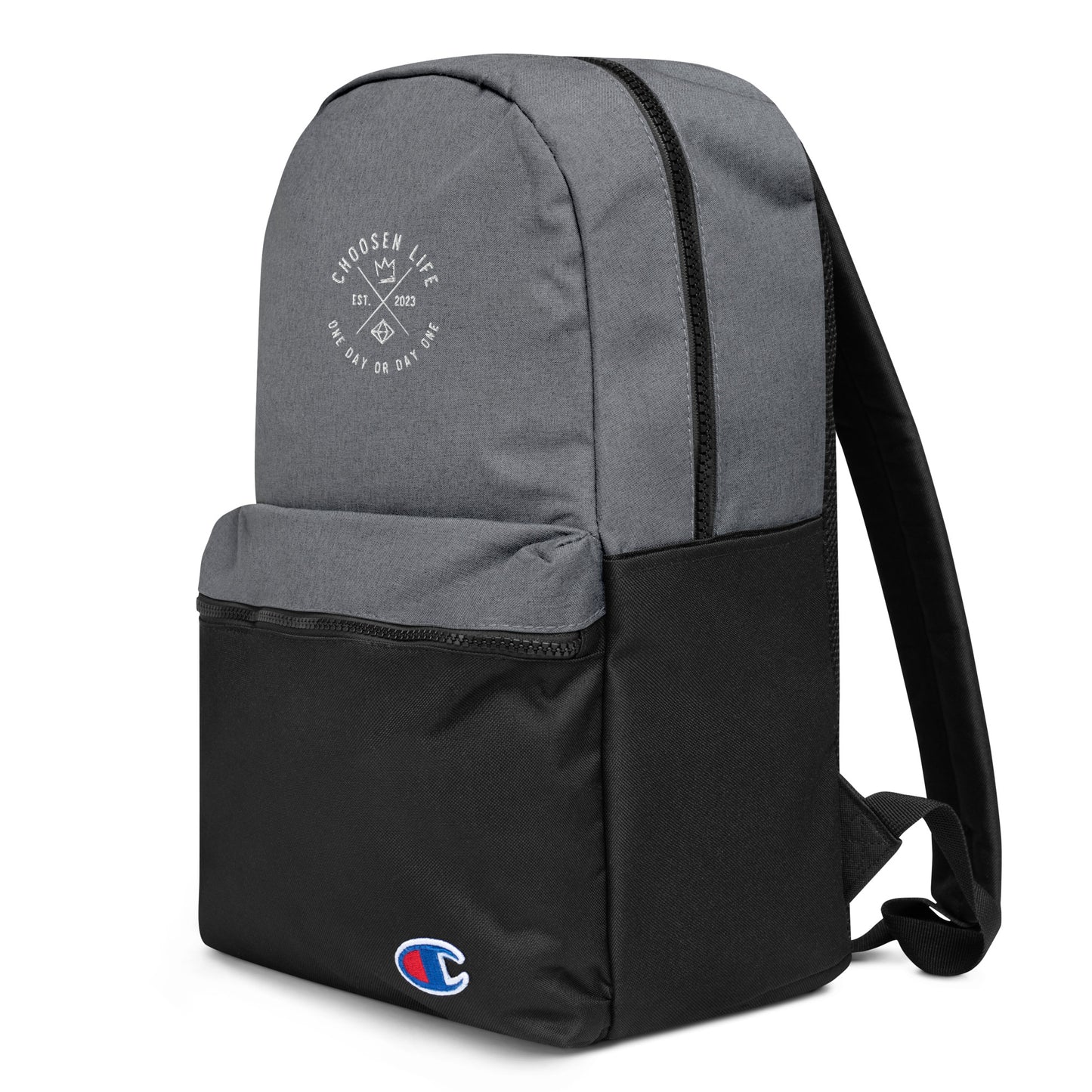 3. Choosen Life Embroidered Champion Backpack