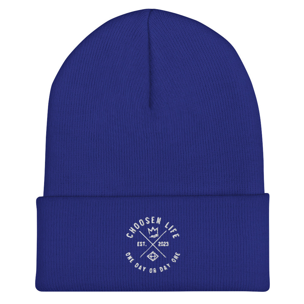 1. One Day or Day One Cuffed Beanie