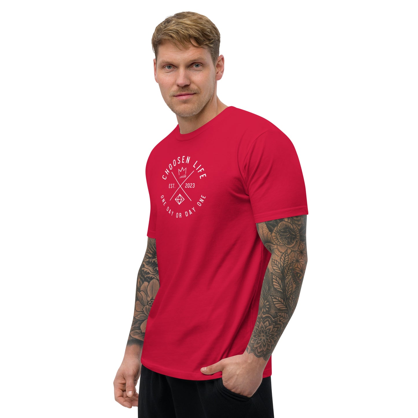 4. Choosen Life Short Sleeve T-shirt