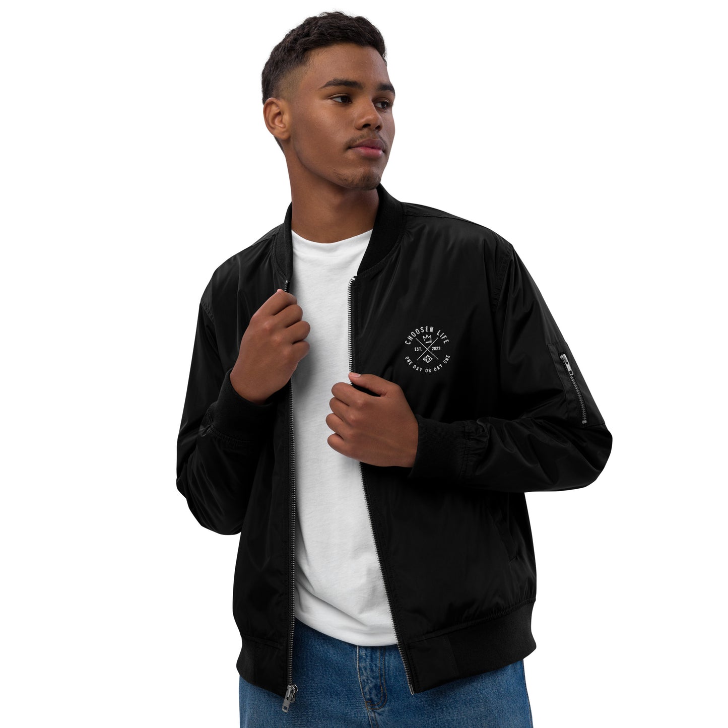 5. Choosen Life Premium bomber jacket