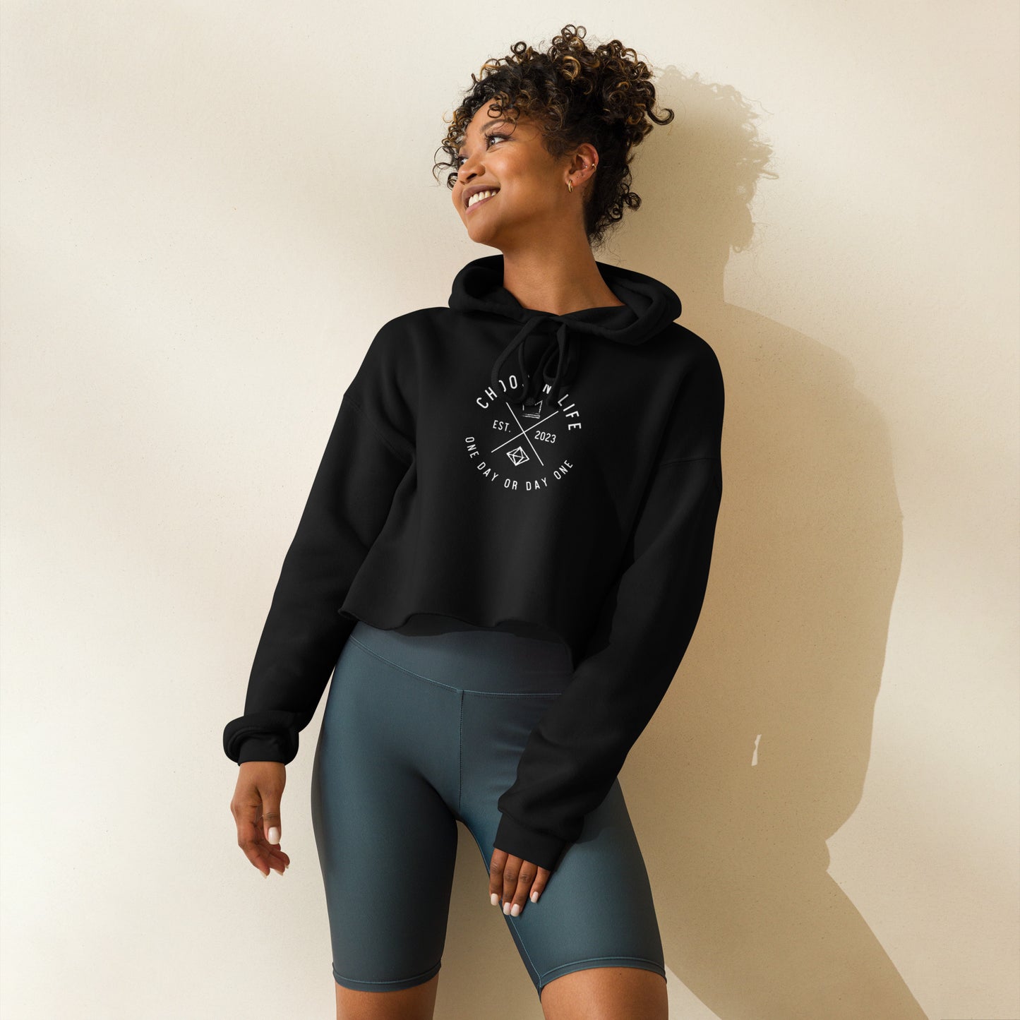 2. Crop Hoodie