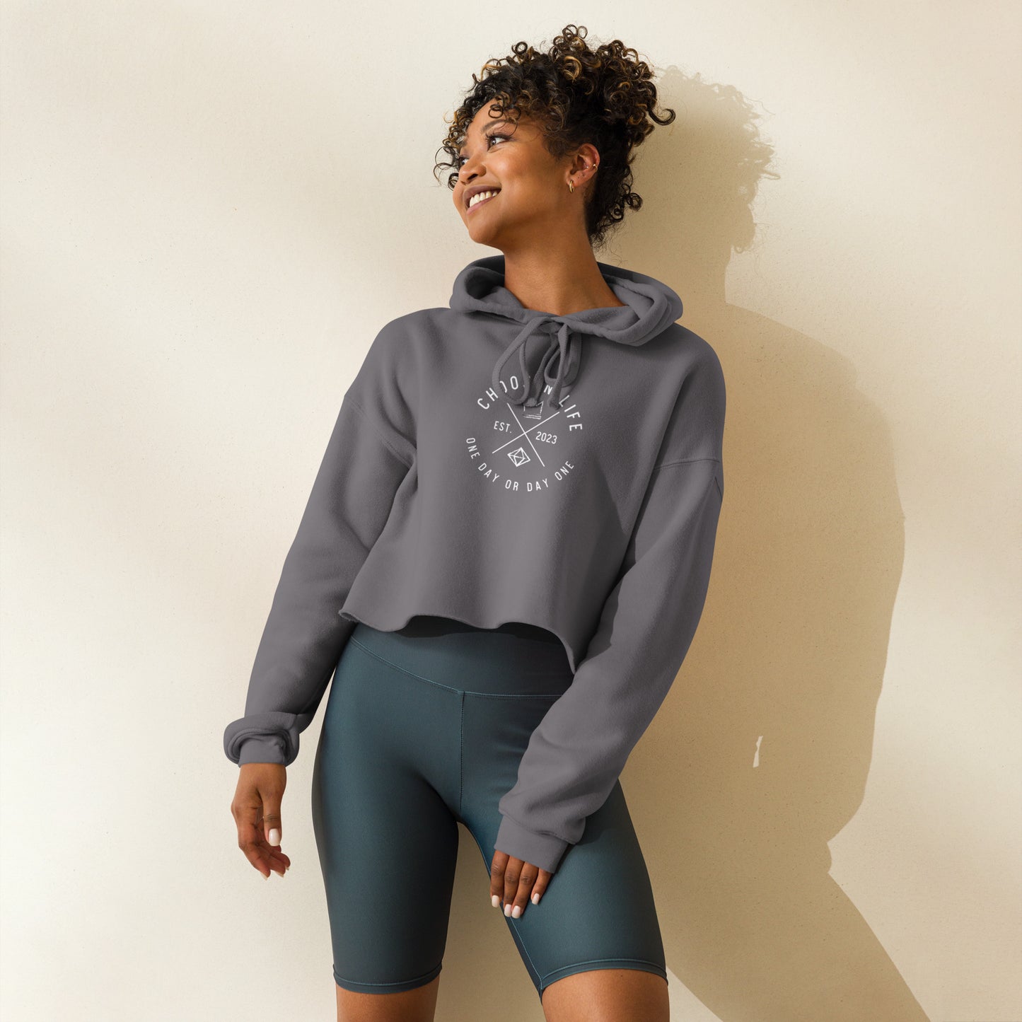 2. Crop Hoodie